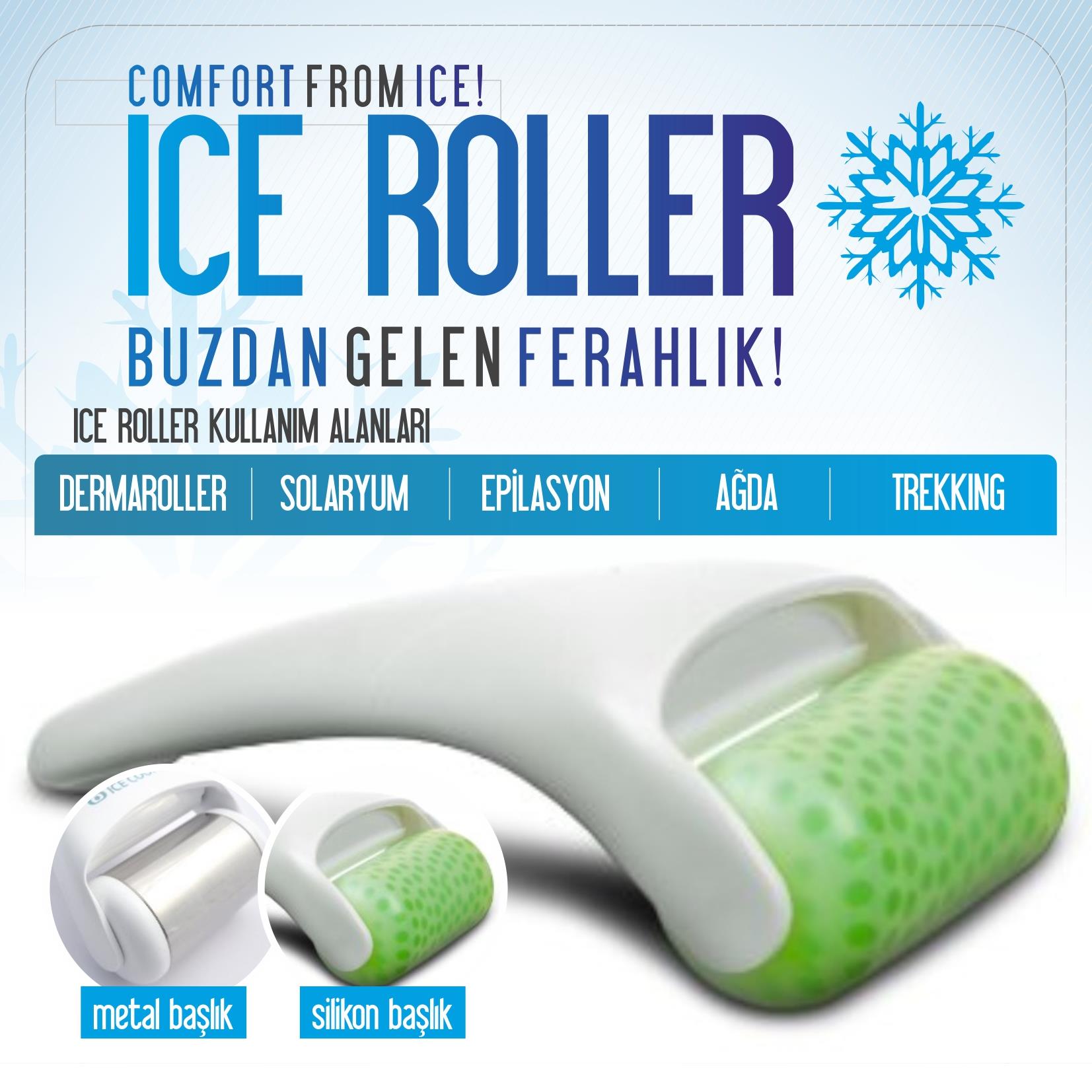 Ice Roller Metal Silikon Baslik Dermaroller Dermapen Epilasyon Agda Gunes Yanigi Sonrasi Ideal Cildiniyenile Com