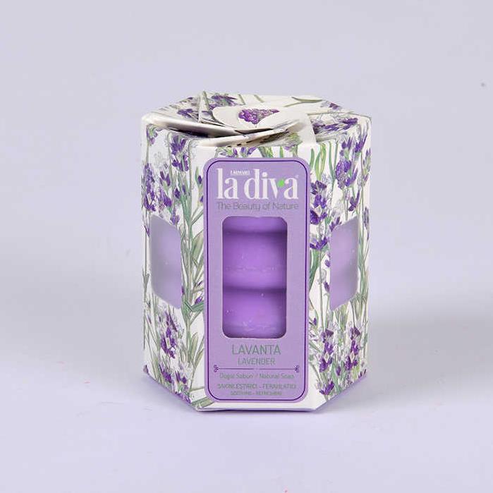 La Diva Lavanta Sabun 4x45gr Sakinlestirici Ve Ferahlatici Sabun Lavender Soap Cildiniyenile Com