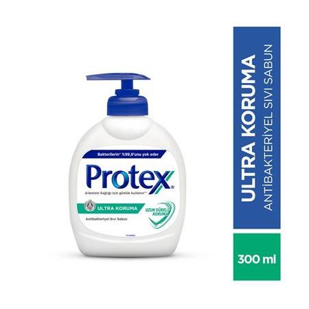 PROTEX ULTRA KORUMA SIVI SABUN | 300ML | Çift Yönlü Koruma: Bakterilerin* %99,9'unu yok eder!