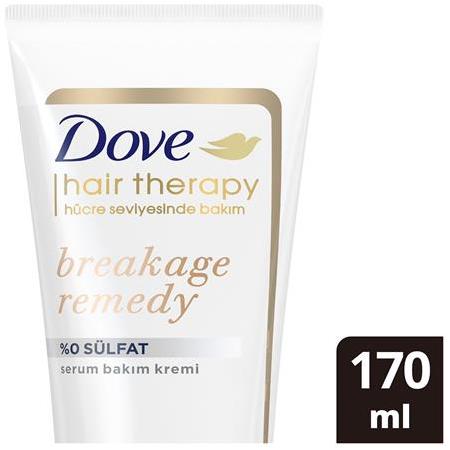 DOVE HAIR THERAPY | Breakage Remedy | Nutrient-Lock Serum | %0 Sülfat Serum Saç Bakım Kremi | 170ML