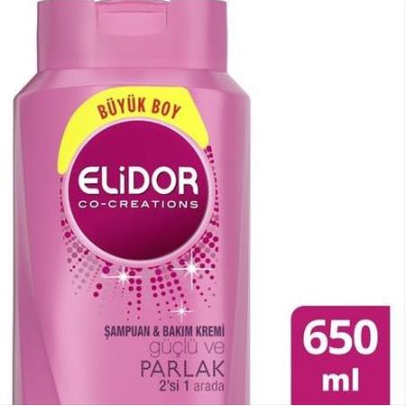 ELİDOR GÜÇLÜ VE PARLAK ŞAMPUAN | BÜYÜK BOY 650ML! | UV KORUMA TEKNOLOJİSİ