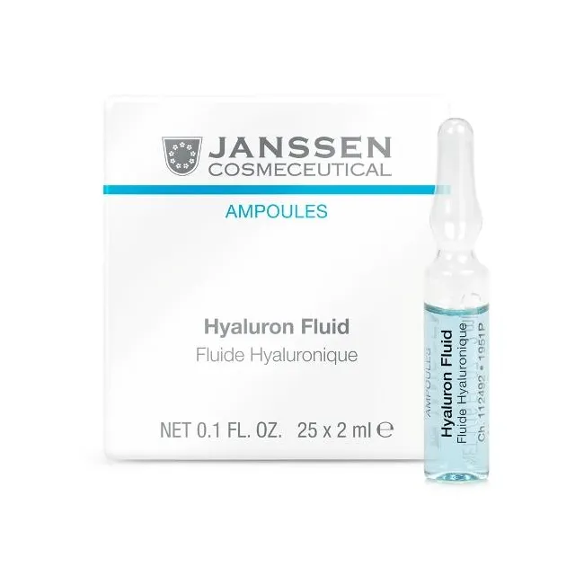 JANSSEN COSMETIC HYALURON FLUID DEMANDING SKIN - HYALURONİK ASİT İÇEREN YOĞUN NEM SAĞLAYICI AMPUL
