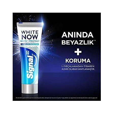 SIGNAL WHITE NOW WHITE + PROTECT | INSTANT WHITE | ANINDA BEYAZLIK + KORUMA | 75 ML