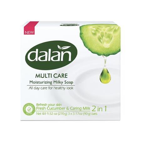 DALAN MULTICARE HAND SOAP | MULTICARE SU VE SALATALIK EL SABUNU | 90GRx3 | 270GRAM